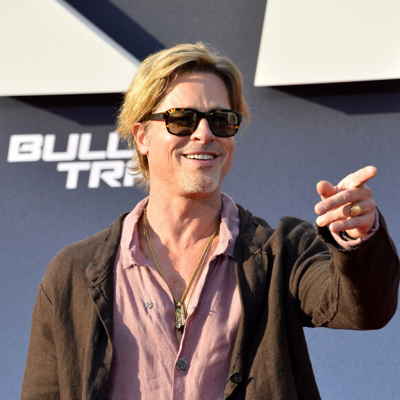 Brad Pitt à la première du film "Bullet Train" à Berlin. 
