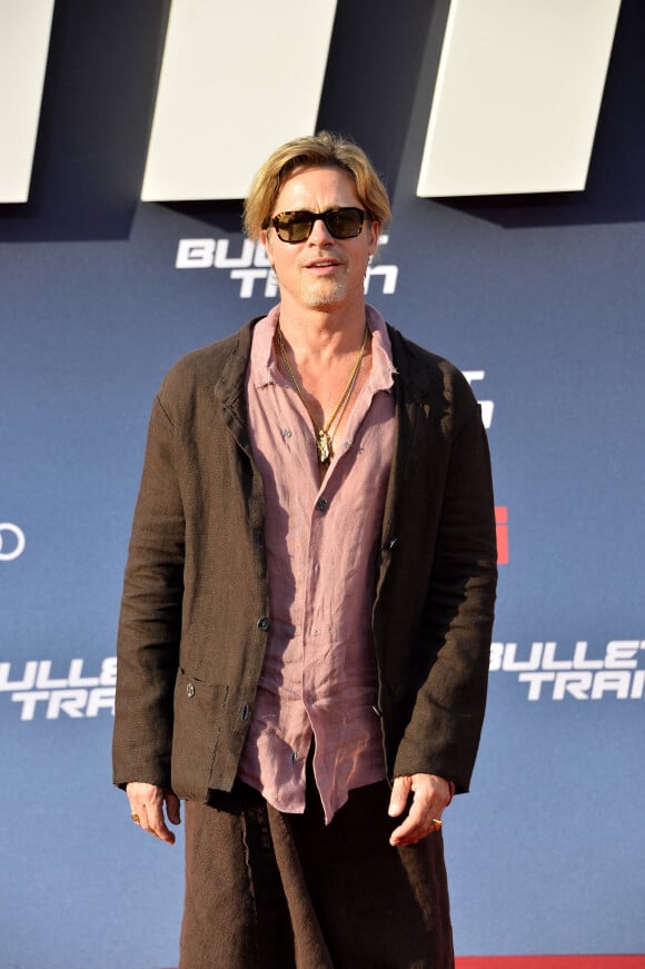 Brad Pitt à la première du film "Bullet Train" à Berlin, le 19 juillet 2022. 