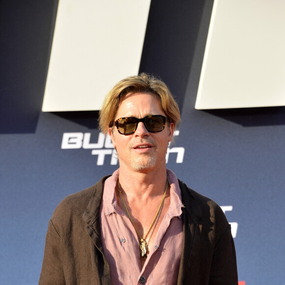Brad Pitt à la première du film "Bullet Train" à Berlin, le 19 juillet 2022. 