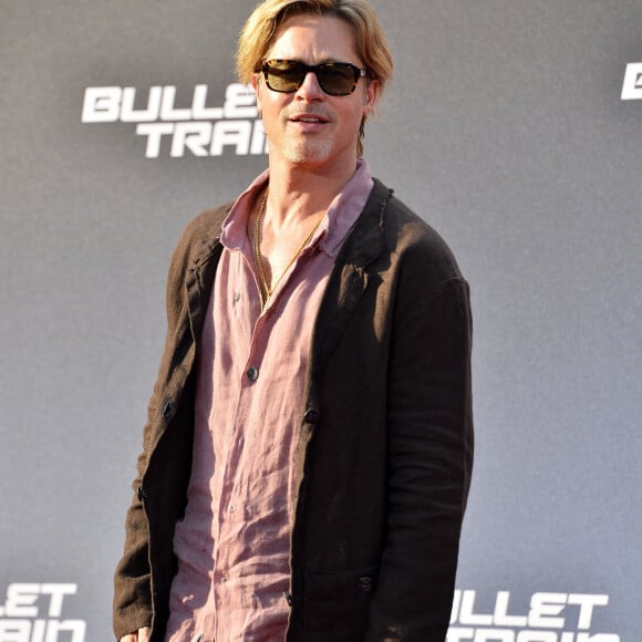 Brad Pitt à la première du film "Bullet Train" à Berlin, le 19 juillet 2022. 