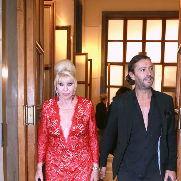 Ivana Trump, Rossano Rubicondi lors de l'émission "Danse avec les stars" à Rome, Italy, le 5 mai 2018. 