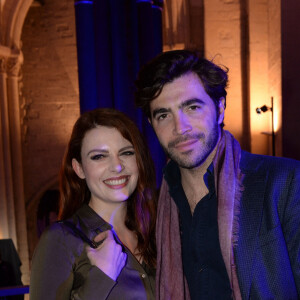 Exclusif - Elodie Frégé et son compagnon Gian Marco Tavani - Soirée de lancement de la marque Trilobe Watches au musée des Arts et Métiers à Paris, France, le 17 décembre 2018. © Rachid Bellak/Bestimage