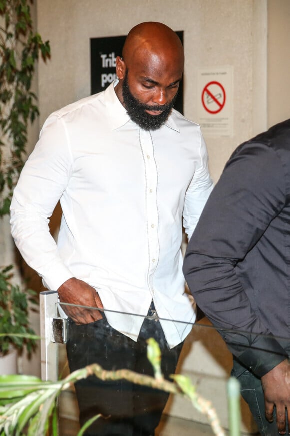 Kaaris de son vrai nom Okou Armand Gnakouri - Les rappeurs Kaaris et Booba, ainsi que neuf autres prévenus, ont été jugés ce jeudi devant le tribunal correctionnel de Créteil pour violences aggravées et vols en réunion après leur bagarre à Orly le 1er août dernier le 6 septembre 2018.