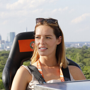 Exclusif - Maëva Coucke (Miss France 2018) - Roland Garros entre Ciel et Terre,Un voyage à 50m de hauteur, pétillant et gourmand, pour vous offrir une vue exceptionnelle à Paris le 17 mai 2022. © Marc Ausset-Lacroix/Bestimage 