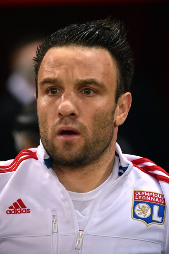 Mathieu Valbuena, le joueur de l'équipe de football de Lyon durant la rencontre de Ligue 1 entre Nice et Lyon au stade Allianz Riviera à Nice. © Bruno Bebert / Bestimage