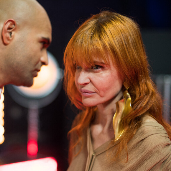 Exclusif - Axelle Red et Ycare - Backstage de l'enregistrement de l'émission "300 Choeurs chantent Dassin" à Paris. Le 15 septembre 2020. © Tiziano Da Silva / Bestimage