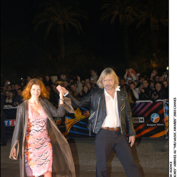Axelle Red et Renaud - NRJ Music Awards à Cannes. 2003.