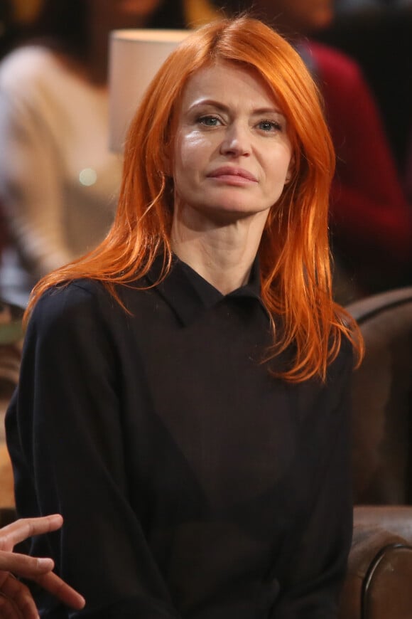 Axelle Red, lors du tournage de l'émission Du côté de chez Dave à Paris, le 15 février 2016.