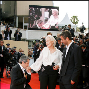 Alain Chabat, Bernadette Lafont et Eric Lartigau au Festival de Cannes 