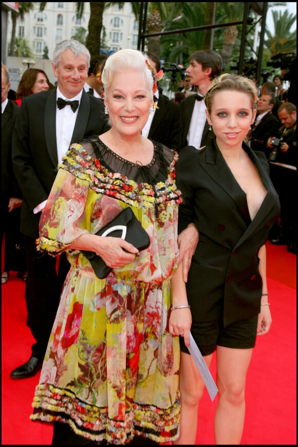 Bernadette Laffont et sa petite-fille Anne à Cannes