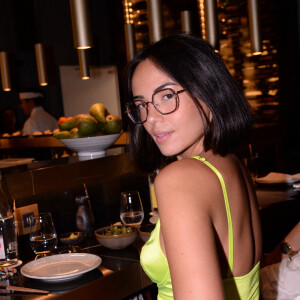 Exclusif - Agathe Auproux - Inauguration du restaurant "Yakuza" par le chef Olivier Da Costa à l'hôtel Vendome au 7 rue Helder à Paris le 12 septembre 2021. © Rachid Bellak/Bestimage
