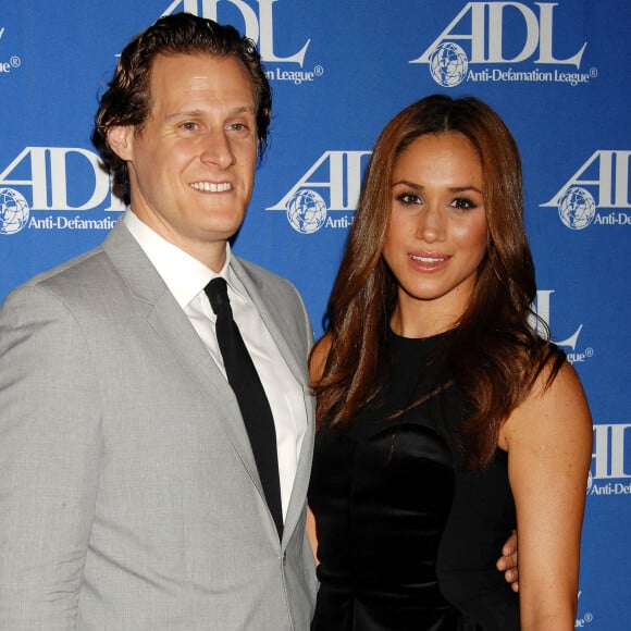 Meghan Markle et Trevor Engelson au Beverly Hilton Hotel de Los Angeles. @ Janet Gough/Photoshot/ABACAPRESS.COM