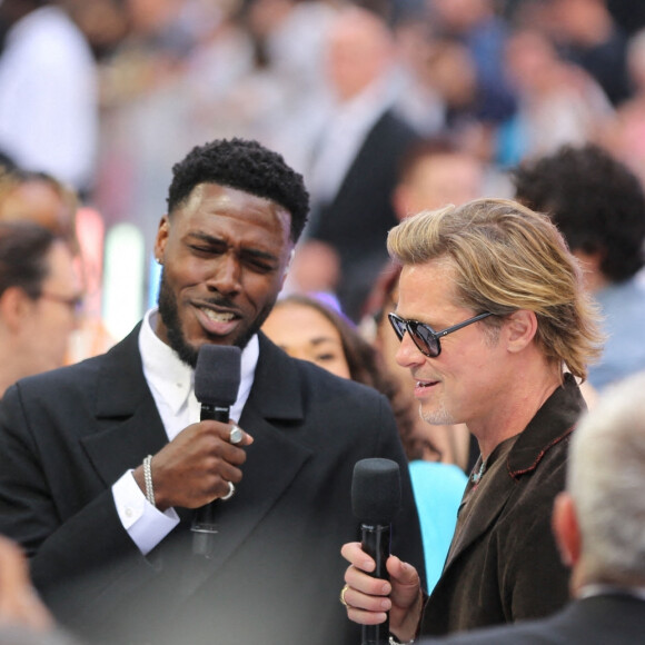 Brad Pitt à la première du film "Bullet Train" à Londres, le 20 juillet 2022. 