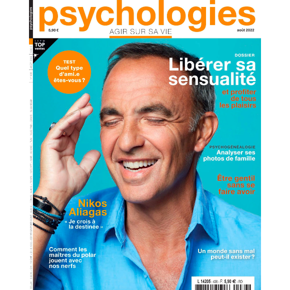 Couverture du magazine "Psychologies" du mercredi 27 juillet 2022