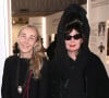 Carla Sozzani et Diane Pernet - Vernissage de l'exposition "Alaïa avant Alaïa" à la Fondation Azzedine Alaïa à Paris, France, le 27 janvier 2022. Bertrand Rindoff/Bestimage 
