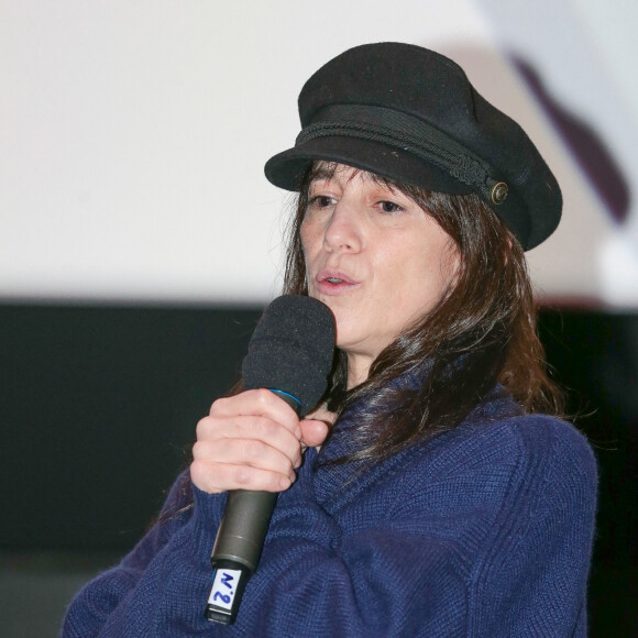 Charlotte Gainsbourg présente son film "Jane par Charlotte" au cinéma Pont des arts à Marcq-en-Baroeul le 13 janvier 2022. © Stéphane Vansteenkiste / Bestimage 