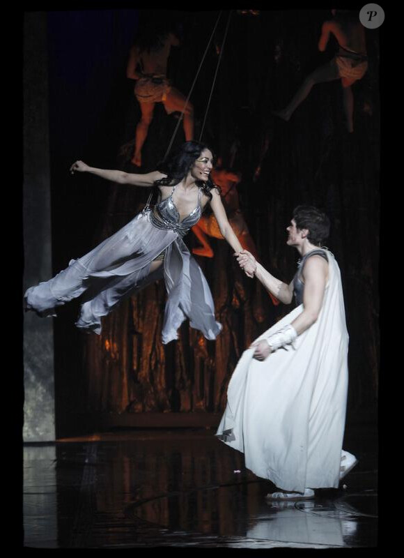 Sofia Essaïdi lors de la dernière représentation de Cleopâtre, le 31 janvier 2010