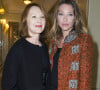 Nathalie Baye et sa fille Laura Smet à l'hôtel Meurice à Paris.