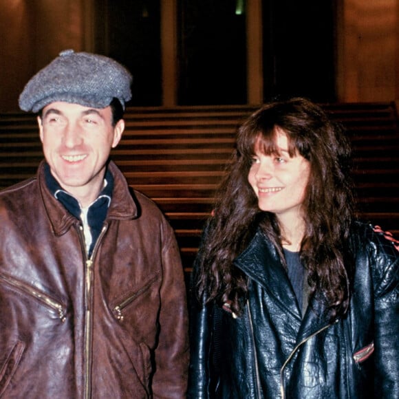 Marie Trintignant et François Cluzet à la première de Red Hot Again, à Paris en décémbre 1991