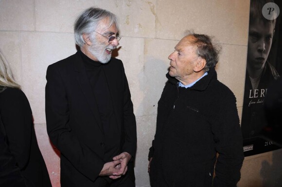 Jean-Louis Trintignant, ici avec son ami Michael Haneke, sort de sa retraite cinématographique et s'apprête à enchaîner les tournages...