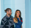 Sergio Ramos et sa femme Pilar Rubio arrivent au deuxième défilé Homme Louis Vuitton automne-hiver 2022/2023 dans le cadre de la Fashion Week de Paris, France, le 20 janvier 2022. © Veeren-Clovis/Bestimage