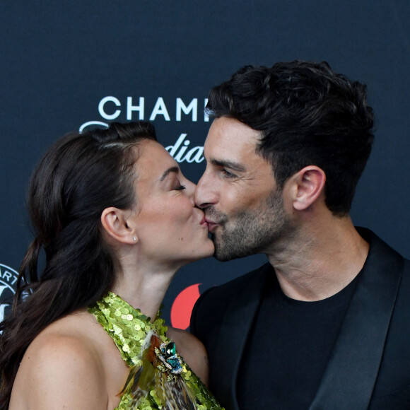 Rachel Legrain-Trapani (Miss France 2007) et son compagnon Valentin Léonard au photocall de la cérémonie d'ouverture de la 61ème édition du Festival de Télévision de Monte-Carlo au Grimaldi Forum, à Monaco, le 17 juin 2022. © Bruno Bebert/Bestimage 