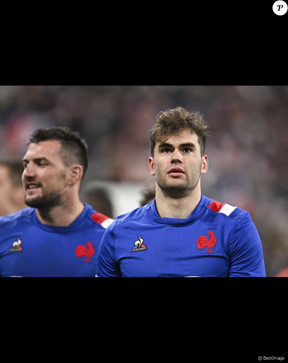 Damian Penaud (Fra) - Tournoi des 6 Nations "France - Irlande (30-24)" au stade de France, le 12 février 2022.
