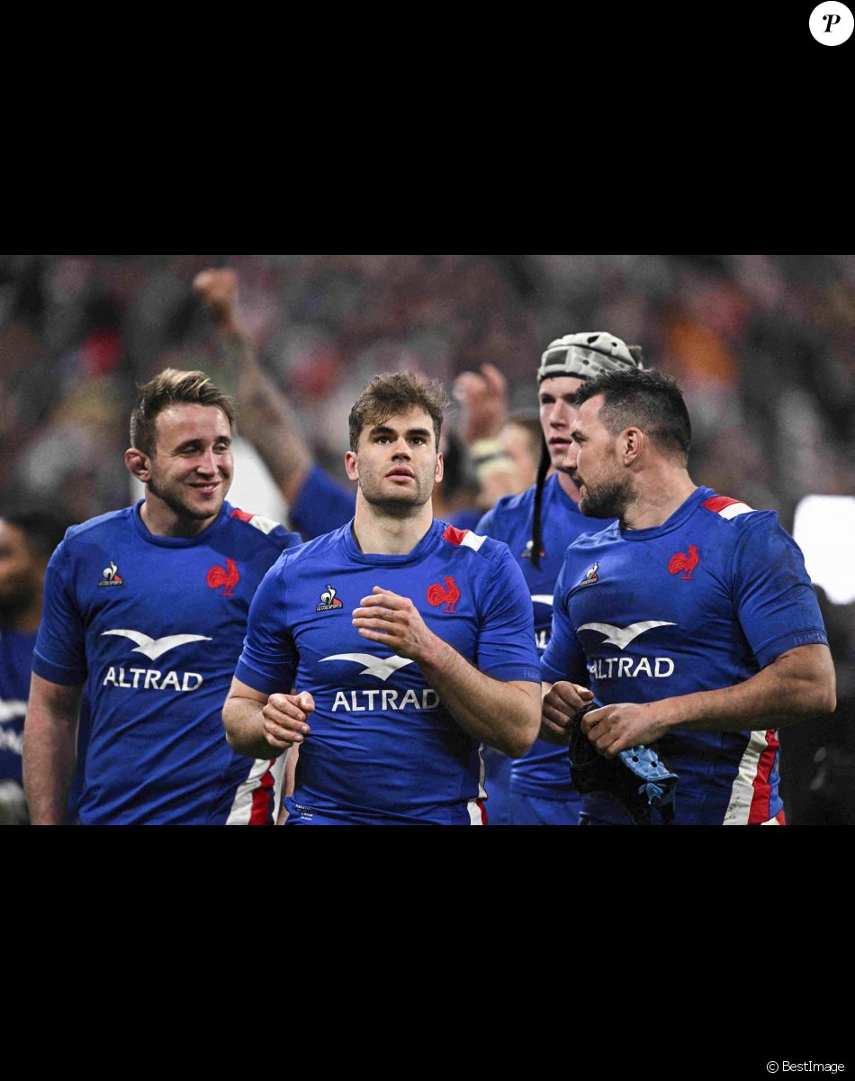 Damian Penaud (Fra) - Tournoi des 6 Nations "France - Irlande (30-24)" au stade de France, le 12 février 2022.