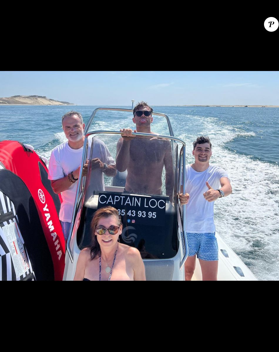 Damian Penaud en vacances en famille