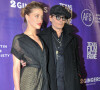 Amber Heard et son fiancé Johnny Depp - Cérémonie des "The Texas Film Hall of Fame Awards" à Austin, le 6 mars 2014.