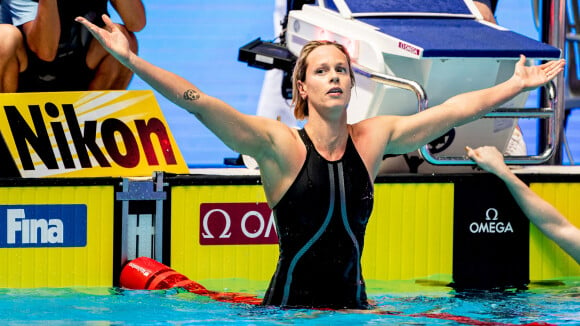 Federica Pellegrini décroche le titre sur 200 mètres lors de la 18ème édition des Championnats du monde de natation à Gwangju en Corée le 24 juillet 2019.