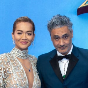 Rita Ora et son fiancé Taika Waititi à la première du film "Thor: Love and Thunder" à Londres, le 5 juillet 2022.