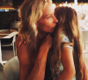 Rare photo de Rebecca Hampton et de sa fille Éléa. Photo postée durant l'été 2019.