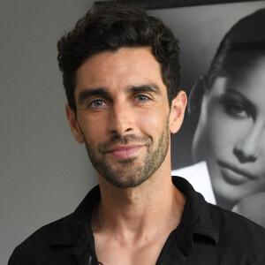 Exclusif - Valentin Léonard lors du match de football France Hongrie depuis la suite Harcourt du Fouquet's Barrière à Paris le 19 juin 2021.© Coadic Guirec / Bestimage 