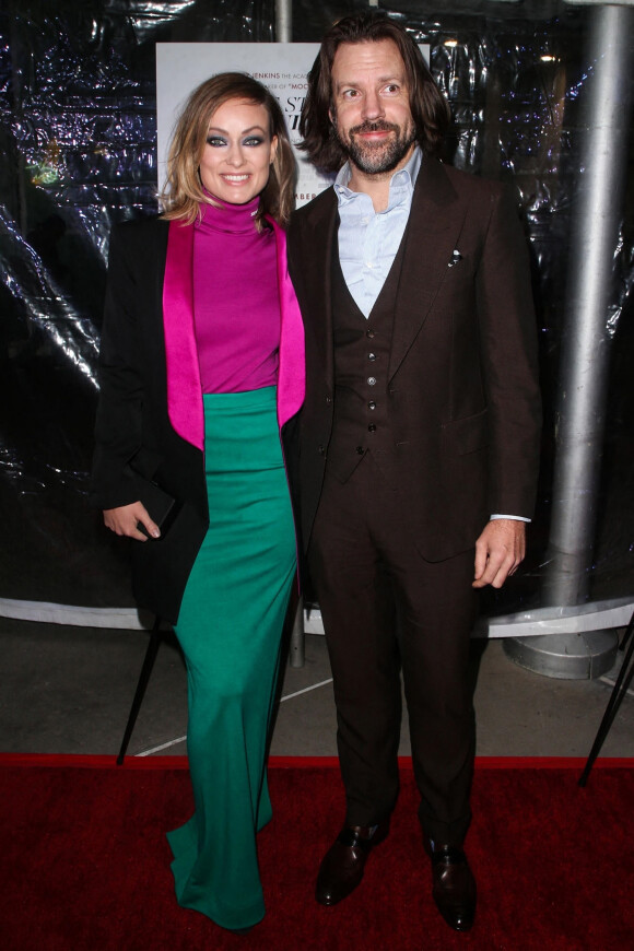 Olivia Wilde et son mari Jason Sudeikis à la projection de "If Beale Street Could Talk" au cinéma Arclight de Hollywood, le 4 décembre 2018.