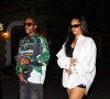 Rihanna et son compagnon ASAP Rocky arrivent au restaurant "Emilio" à New York