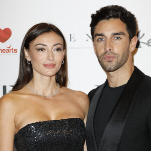 Rachel Legrain-Trapani et son compagnon Valentin Léonard - Photocall de la 10ème édition du "Global Gift Gala" à l'hôtel Four Seasons Hotel George V à Paris.