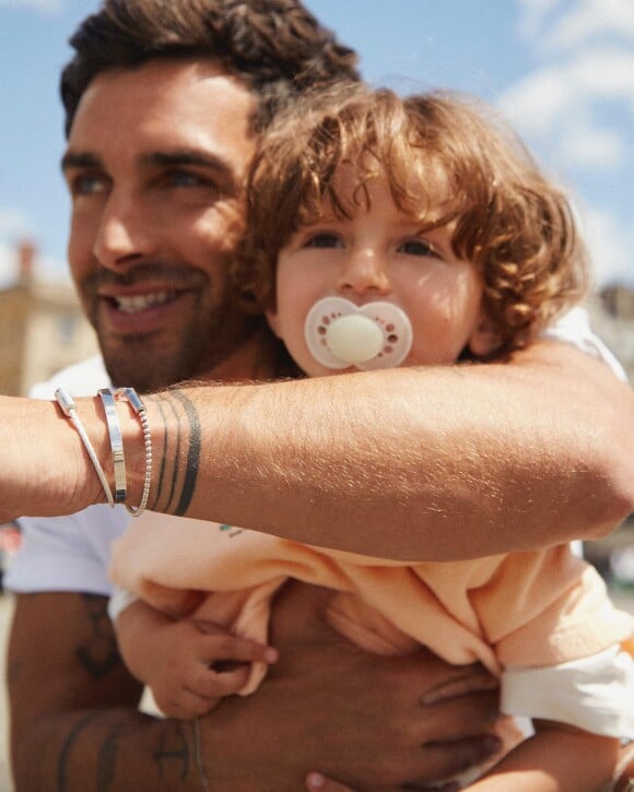 Valentin Léonard avec son fils Andrea