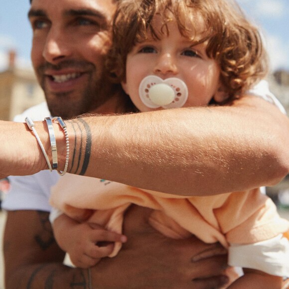 Valentin Léonard avec son fils Andrea