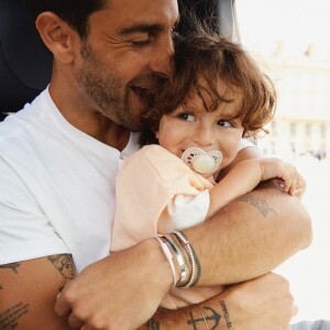 Valentin Léonard avec son fils Andrea