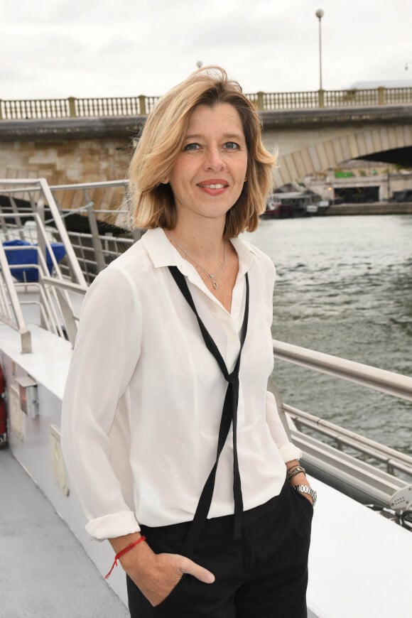 Wendy Bouchard - Conférence de presse de rentrée "France 3 Ile de France" à la Compagnie Des Bateaux Mouches Le Zouave à Paris le 12 septembre 2019. © Guirec Coadic / Bestimage