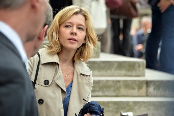 Wendy Bouchard - Sorties des obsèques de Emmanuel Maubert au cimetière du Père-Lachaise à Paris le 8 juin 2016.