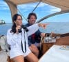 Cristiana Reali et Bruno Madinier en vacances sur Instagram.