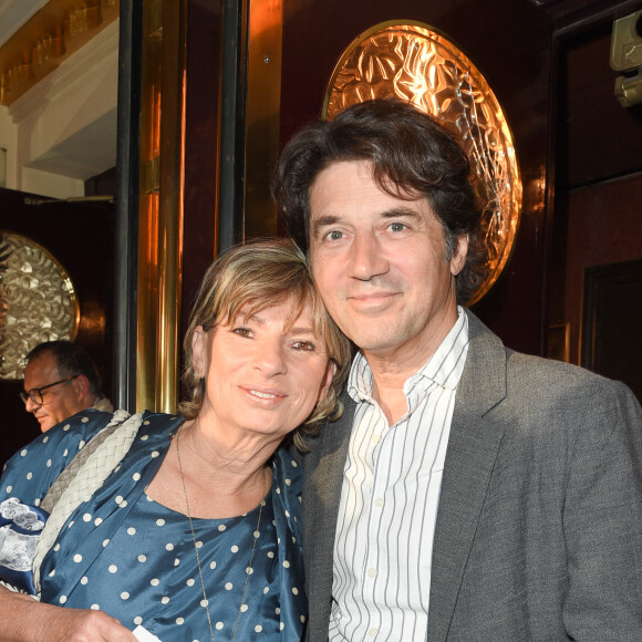 Bruno Madinier et sa femme Camille Jean-Robert - Générale des 10 ans du spectacle "Un Poyo Rojo" au théatre Antoine à Paris le 17 mai 2018. © Coadic Guirec/Bestimage