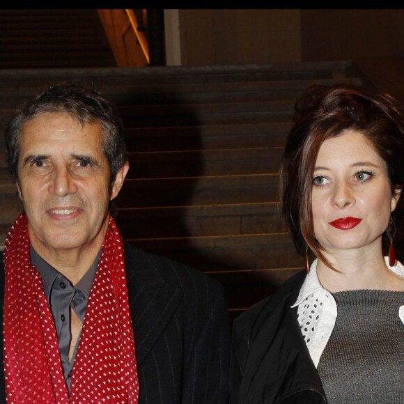 Julien Clerc avec sa compagne Hélène Grémillon