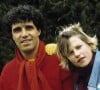 Rendez-vous avec Julien Clerc et sa femme Virginie Coupérie-Eiffel. Mars 1985 © Michel Croizard via Bestimage