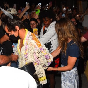 Harry Styles et a compagne Olivia Wilde sortent du restaurant Rubirosa à New York