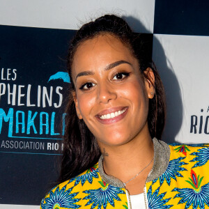Amel Bent au photocall de la 8ème édition du concert caritatif "Une nuit à Makala" organisé pour l'association "Les orphelins de Makala" au Zénith de Lille, France, le 19 mars 2019. © Stéphane Vansteenkiste/Bestimage 