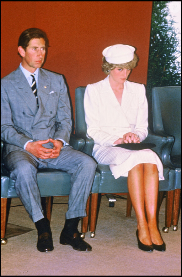 Le prince Charles et sa femme Lady Diana en 1995 -  © Lionel Cherruault / Bestimage