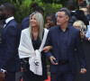 Christophe Galtier et sa femme arrivent à la 28ème cérémonie des trophées UNFP (Union nationale des footballeurs professionnels) au Pavillon d'Armenonville à Paris, France, le 19 mai 2019. 